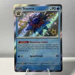 Starmie 119/091 SV: Paldean Fates Holo Pokemon TCG Shiny Rare - NM - Image 1