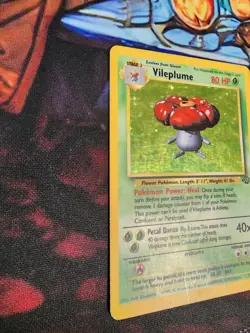MP Unlimited Holo Vileplume 15/64 Holo Rare Jungle Pokemon WOTC - Image 4