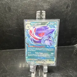 Pokemon Gengar ex 104/162 SV05: Temporal Forces Double Rare Holo Full Art 310 HP - Image 1