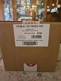 Pokemon Prismatic Evolutions Binder Collection Case Factory Sealed - Image 1