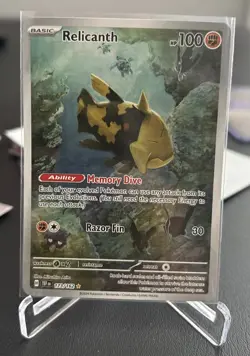 Relicanth 173/162 Temporal Forces Illustration Rare Full Art Holo Pokemon TCG NM - Image 1