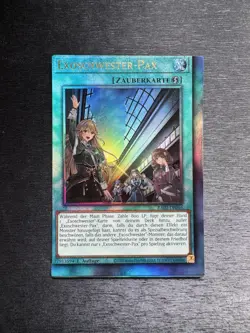 YuGiOh! Exosister Pax RA02 - Error Misprint Miscut 1st Edition NM German - Image 1