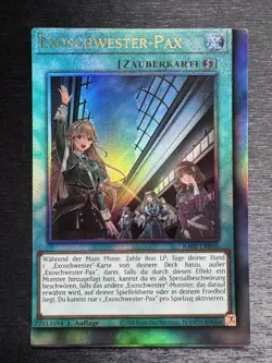 YuGiOh! Exosister Pax RA02 - Error Misprint Miscut 1st Edition NM German - Image 2