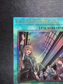 YuGiOh! Exosister Pax RA02 - Error Misprint Miscut 1st Edition NM German - Image 3