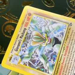 Pokemon 2001 Giovanni's Machamp 6/132 Gym Challenge Holo MP - Image 3