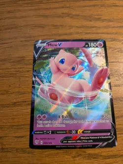 Mew V (069/189) -- Pokemon TCG: Darkness Ablaze -- NM Condition - Image 1
