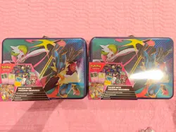 🔥Pokemon 2025 TCG Collector Treasure Chest Lunch Box Tin - Factory SEALED X2 📈 - Image 1