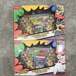 Pokemon TCG Mega Evolution Ascended Heroes Poster Collection 2 Boxes - Image 1