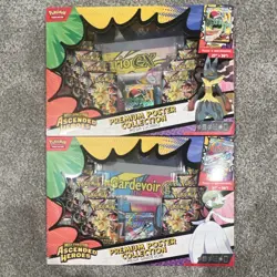 Pokemon TCG Mega Evolution Ascended Heroes Poster Collection 2 Boxes - Image 2