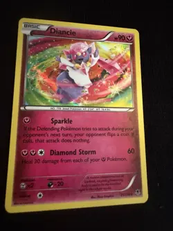 Pokemon Diancie 71/119 XY Phantom Forces Holo Rare Basic HP90 2014 - Image 1
