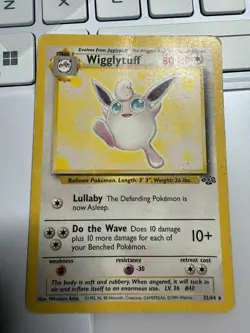 Wigglytuff Jungle Non-Holo Rare 32/64 Pokemon TCG - Image 1