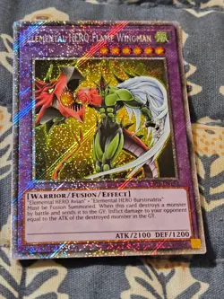 Elemental HERO Flame Wingman ( Platinum Secret Rare ) RA03-EN152Yugioh - Image 3