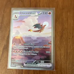 🔥 Charizard EX Special Illustration Rare Scarlet & Violet 151 199/165 Pokemon - Image 2