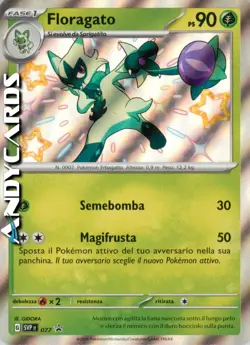 FLORAGATO 077 • Rara Shiny • Promo Scarlatto e Violetto SVP POKEMON - Image 1