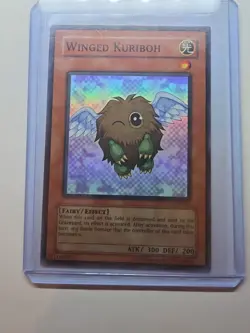 Winged Kuriboh GX1-EN002 Yugioh TCG Super Rare LP - Image 3