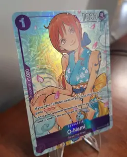 One Piece O-Nami Illustration Box Volume 1 OP05-062 English FOIL - Image 2