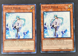 Yugioh TCG - 2x Effect Veiler - YS17-EN020 + SDAZ-EN018 - NM - 1st Ed - Common - Image 1