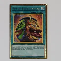 Yugioh - Pot of Extravagance - MGED-EN046 - Premium Gold Rare - 1st - NM - 2021 - Image 2