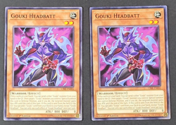 Yugioh TCG - 2x Gouki Headbatt - CIBR-EN006 - NM - 1st Ed - Circuit Break - 2017 - Image 1