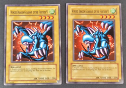Yugioh - 2x Winged Dragon Guardian of the Fortress #1 - MRD-002 LP/NM 2002 Vint. - Image 1