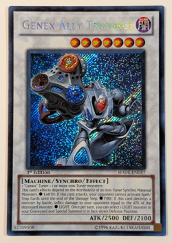 Yugioh TCG - 1x Genex Ally Triforce - HA04-EN057 - 1st - NM - Secret Rare 2011 - Image 1