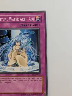 Yugioh TCG - 1x Spiritual Water Art Aoi - CRV-EN051 - NM - Unlimited Edition - Image 4