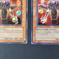 Yugioh TCG - 2x Rapid Fire Magician - SD6-EN016 - LP/NM - 1st Ed - Common 2005 - Image 3