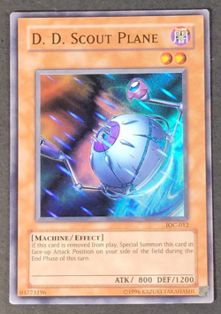 Yugioh TCG - D.D. Scout Plane - IOC-012 - LP - Vintage - Super Rare - Unl - 2004 - Image 1
