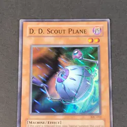 Yugioh TCG - D.D. Scout Plane - IOC-012 - LP - Vintage - Super Rare - Unl - 2004 - Image 4