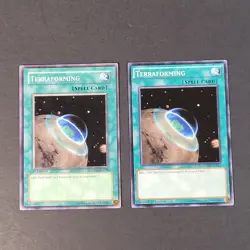 Yugioh TCG - 2x Terraforming - SDSC-EN028 - NM - 2009 - Spellcaster's Command - Image 2