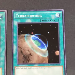 Yugioh TCG - 2x Terraforming - SDSC-EN028 - NM - 2009 - Spellcaster's Command - Image 5