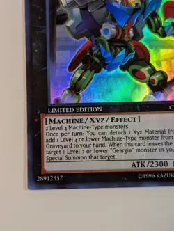Yugioh TCG - 1x Gear Gigant X - CT10-EN017 - Limited Edition - LP - Super Rare - Image 5