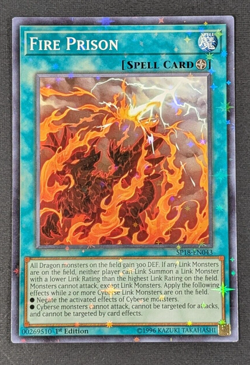 Yugioh TCG - 1x Fire Prison - SP18-EN043 - Starfoil - NM/LP - 1st Edition - 2018 - Image 1