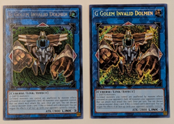 Yugioh TCG - 2x G Golem Invalid Dolmen - BLCR-EN044 - 1st - NM - 1x Secret Rare - Image 1