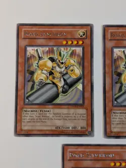 Yugioh TCG - 3x Road Synchron - DP09-EN002 - NM - Unlimited Edition - Rare 2009 - Image 3