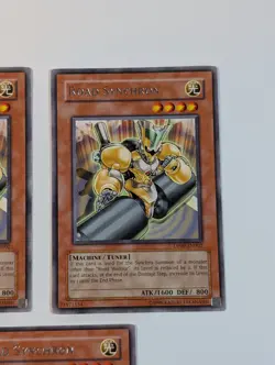 Yugioh TCG - 3x Road Synchron - DP09-EN002 - NM - Unlimited Edition - Rare 2009 - Image 4