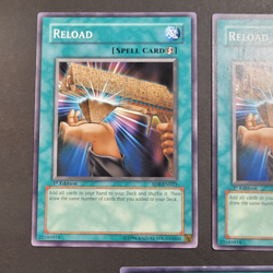Yugioh TCG - 3x Reload - SD8-EN023 - NM/LP - 1st Edition - Common - Spell - 2006 - Image 4