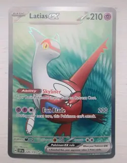 Pokemon LATIAS ex 220/191 Surging Sparks Ultra Rare NM - Image 1