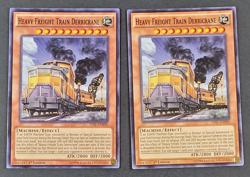 Yugioh TCG - 2x Heavy Freight Train Derricrane - TDIL-EN090 - 1st Ed. - NM, 2016 - Image 1