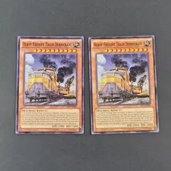 Yugioh TCG - 2x Heavy Freight Train Derricrane - TDIL-EN090 - 1st Ed. - NM, 2016 - Image 2