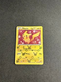 Pokemon TCG Pikachu RC7/RC25 Legendary Treasures: Radiant Collection Holo HP/DMG - Image 3