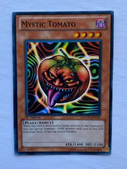 Yugioh TCG - 1x Mystic Tomato - SDDC-EN016 - NM/LP - 1st Ed - Common - 2012 - Image 3