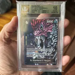 St. Ethanbaron V. Nusjuro (Alternate Art) OP13-080 Carrying On His Will BGS 10 - Image 1