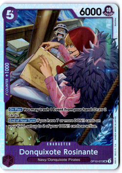 Donquixote Rosinante OP10-072 SR One Piece Royal Blood Foil English - Image 1