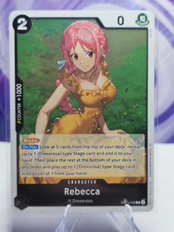 Rebecca EB03-048 Foil Extra Booster: One Piece Heroines Edition NM - Image 1