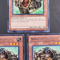 Yugioh TCG - 3x Scrap Hunter - DREV-EN022 - LP/NM - Rare - Machine - UNL - 2010 - Image 3