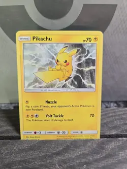 Pikachu Pokemon Card 66/236 Cosmic Eclipse Sun And Moon Era - Image 1