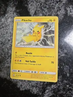 Pikachu Pokemon Card 66/236 Cosmic Eclipse Sun And Moon Era - Image 3