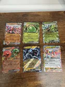 Pokemon TCG 6-Card Holo EX LOT - All cards pack fresh! - Image 1