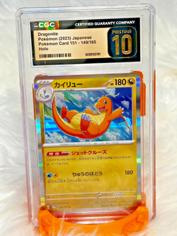 Dragonite 149/165 Pokemon Card 151 Japanese Holo CGC Pristine 10 - SSPC000000049 - Image 1